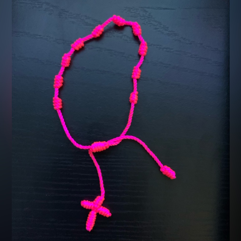 Knotted Rosary Bracelet